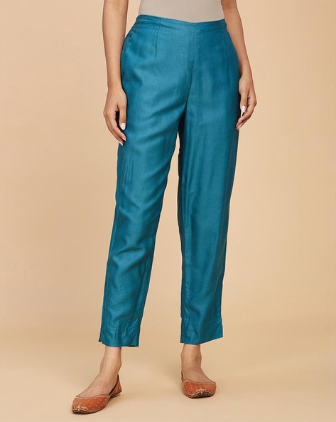 KOTTY Regular Fit Women Dark Blue Trousers - Buy KOTTY Regular Fit Women  Dark Blue Trousers Online at Best Prices in India | Flipkart.com