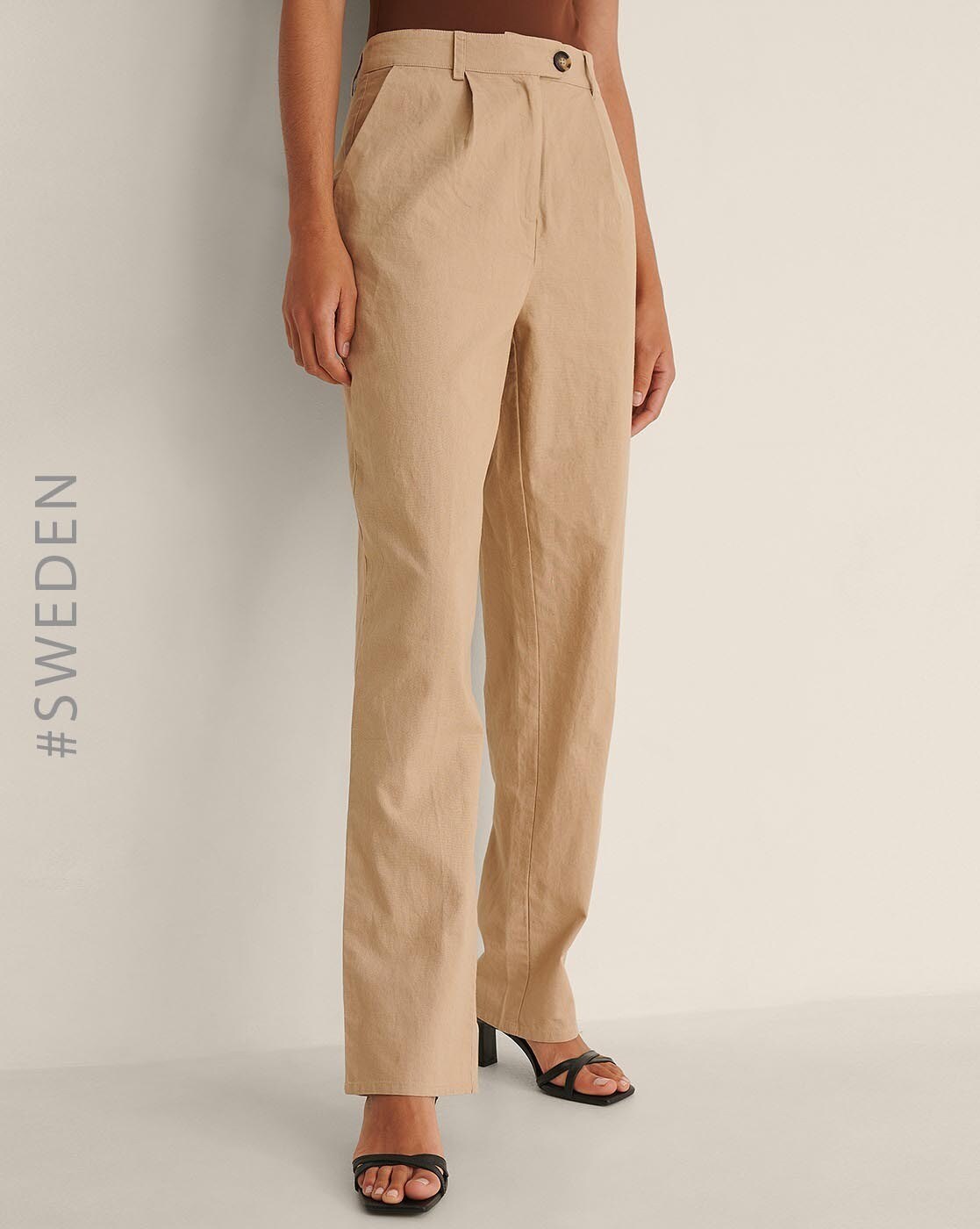 Buy Women Cream Solid Formal Regular Fit Trousers Online  802370  Van  Heusen