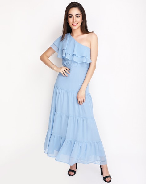 Sky Blue Jasmin Dress – Indianvirasat