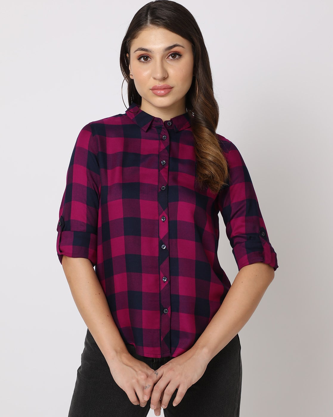 Buy Purple Shirts for Women by DNMX Online | Ajio.com Buy Purple Shirts for Women by DNMX Online | Ajio.com