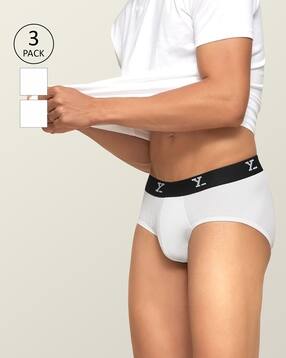 xyxx Pack of 3 Contrast Waistband Briefs-picture-26