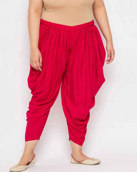 Dhoti Salwar with Elasticated Waistband Price in India
