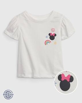 gap kids Printed Minnie Mouse Flutter Sleeve Top-picture-44