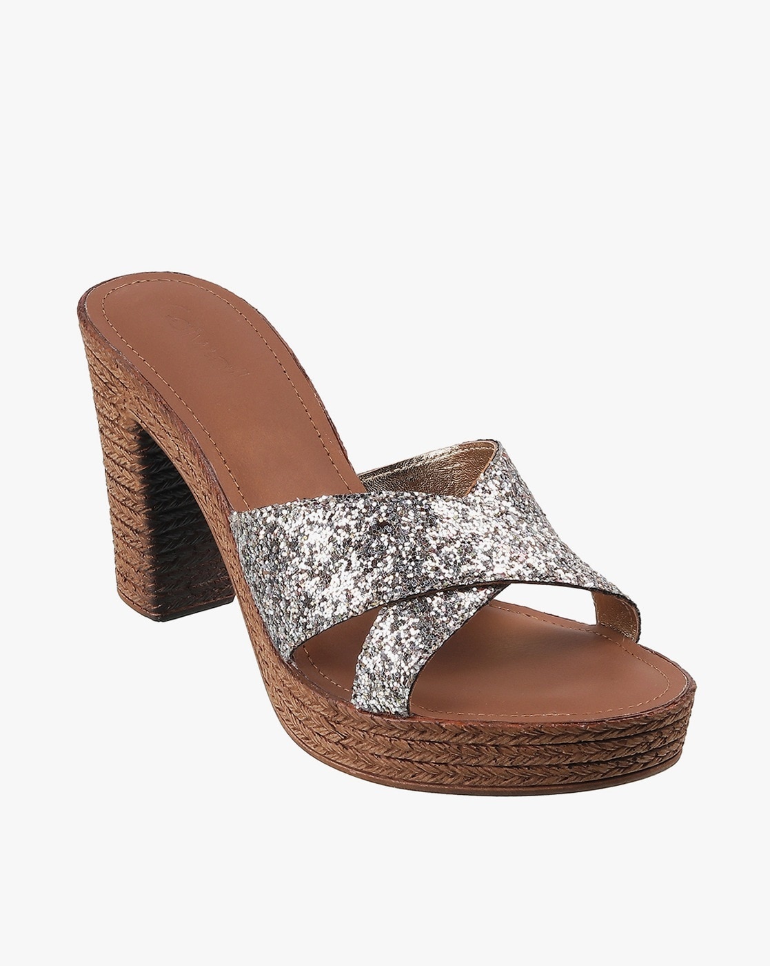 Buy CATWALK Bronze Womens Peep Toe Back Strap Sandals | Shoppers Stop