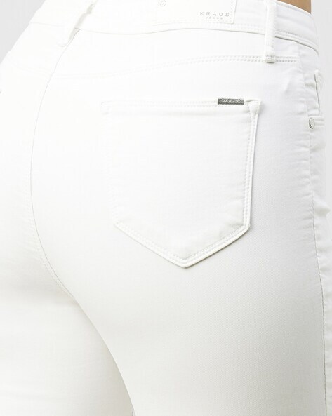 Buy White Jeans & Jeggings for Women by KRAUS Online