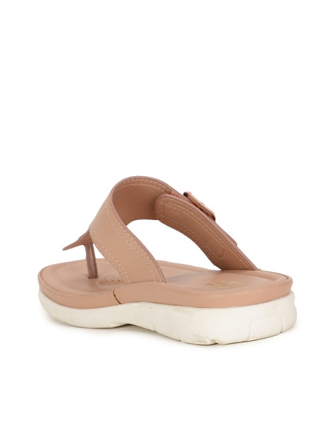 Buy Peach Flat Sandals for Women by Bata Online Ajio