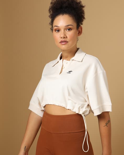Adidas Originals Cropped Polo Adidas ADIDAS ORIGINALS Adicolor