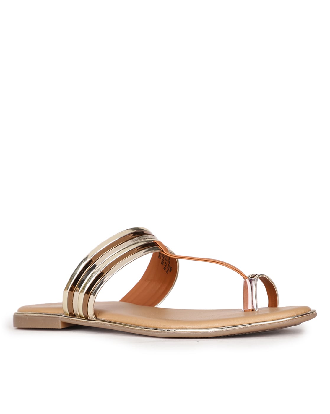 Buy Cream Flat Sandals for Women by Shoetopia Online | Ajio.com