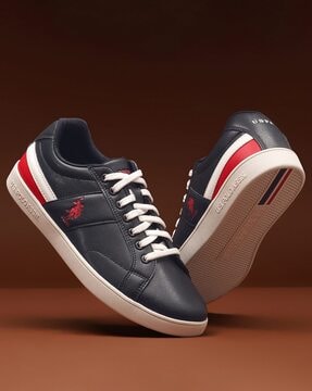 Navy blue hot sale polo sneakers