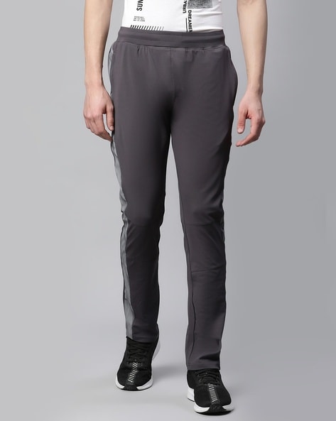 Straight Track Pants with Contrast Taping