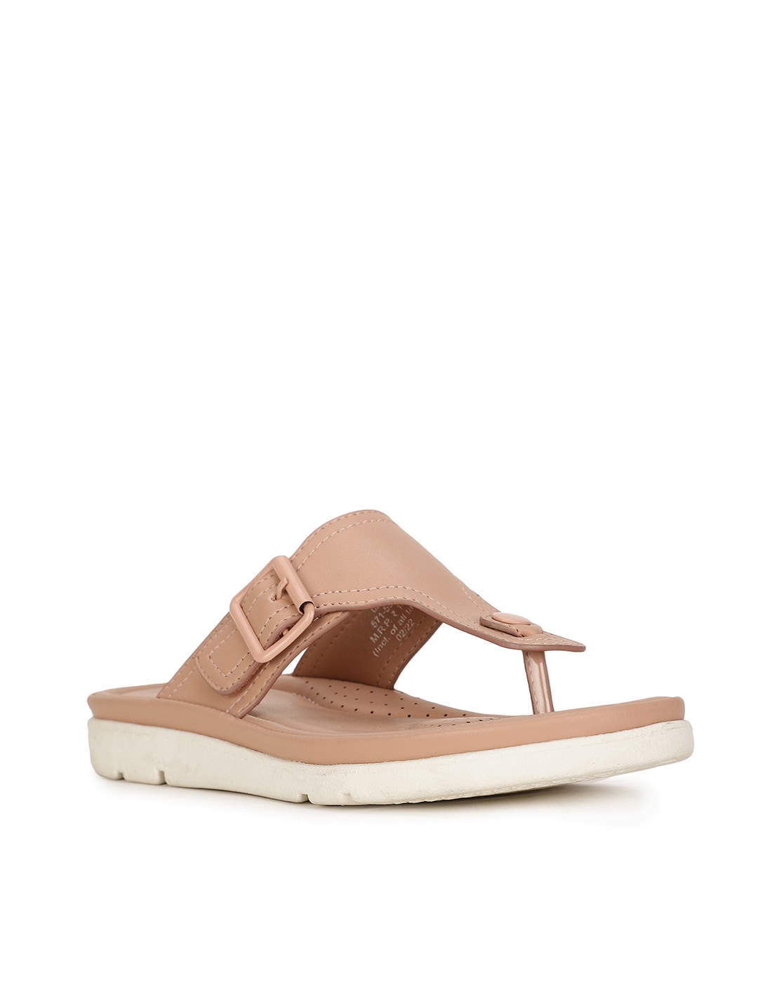 Buy Peach Flat Sandals for Women by Bata Online Ajio