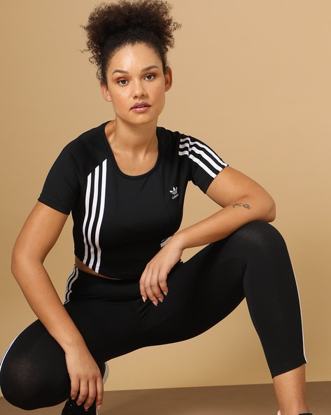 NEW Adidas Originals XL Women's Adicolor Classics 3-Stripes Tights
