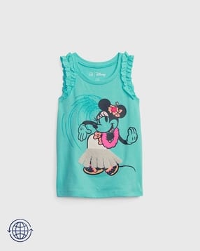 gap kids Minnie Mouse Print Round-Neck T-Shirt-picture-41
