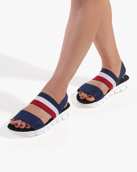 Buy Blue Flat Sandals for Women by CATWALK Online Ajio