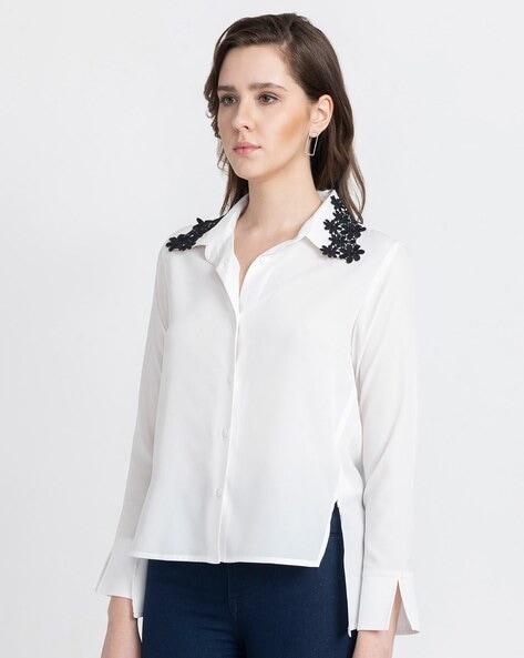 Buy White Shirts for Women by Shaye Online Ajio