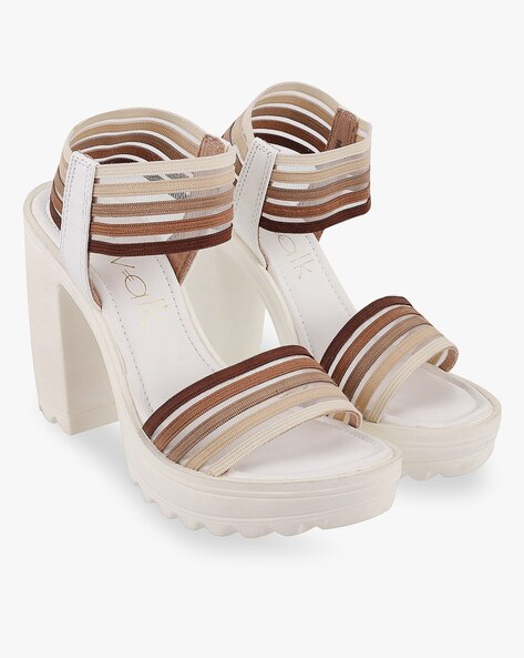 Closed toe platform online sandals