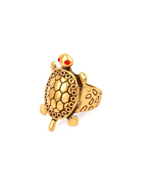 Turtle Ring In Gold And Silver - Saint By Sarah Jane Jewelry