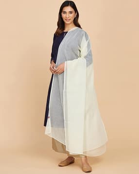 Cotton Silk Kota Woven Dupatta-image-32