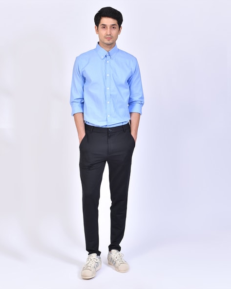 Buy Black Trousers & Pants for Men by BEYOURS Online