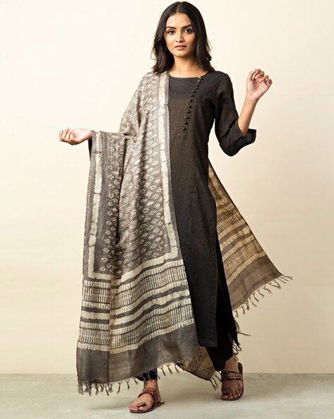 Printed Dupatta with Tassels Price in India