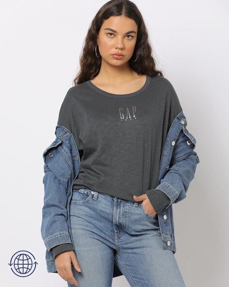 Gap womens long sleeve t shirts new arrivals