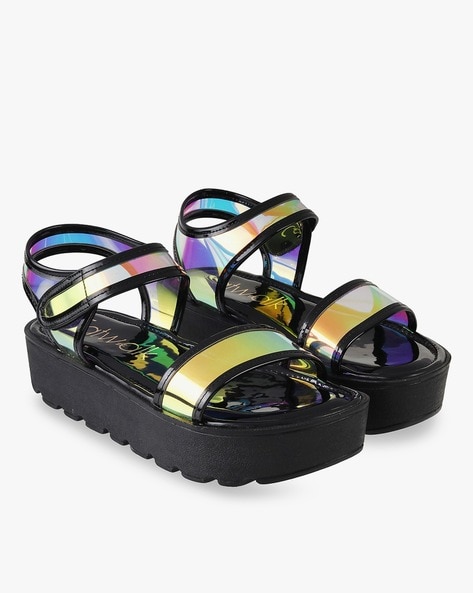 Double strap flatform sandals new arrivals