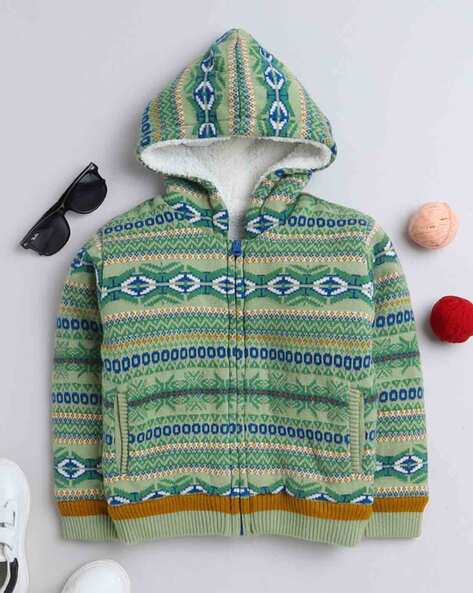 Boys zip cheap up sweater