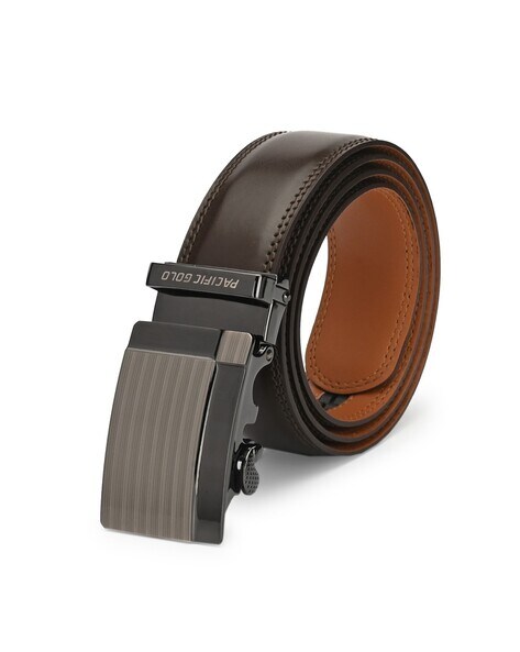 Mens brown cheap leather gucci belt