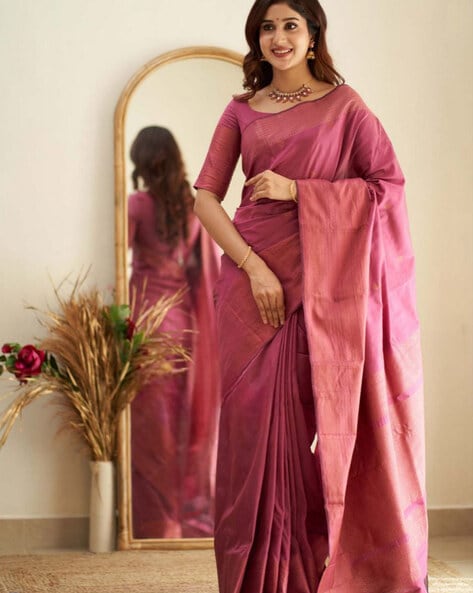 Shop Onion Pink Color Printed Work Georgette Saree Party Wear Online at  Best Price | Cbazaar