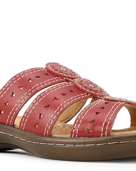 Buy Red Flat Sandals for Women by Naturalizer Online Ajio