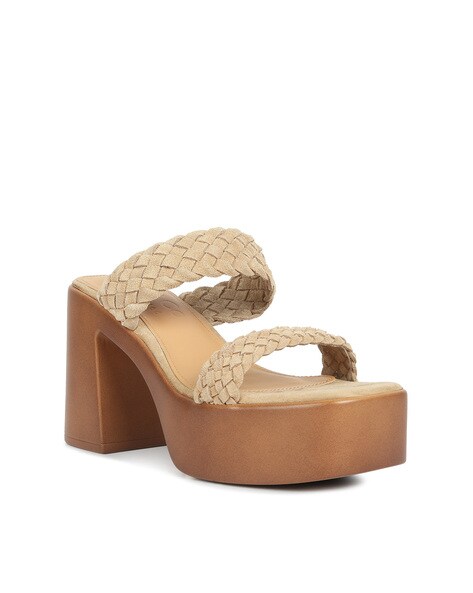 Style & Co. Womens Chicklet Patent Thong Wedge Sandals - Walmart.com