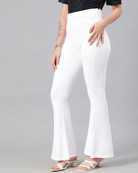 Buy White Trousers  Pants for Women by KOTTY Online  Ajiocom