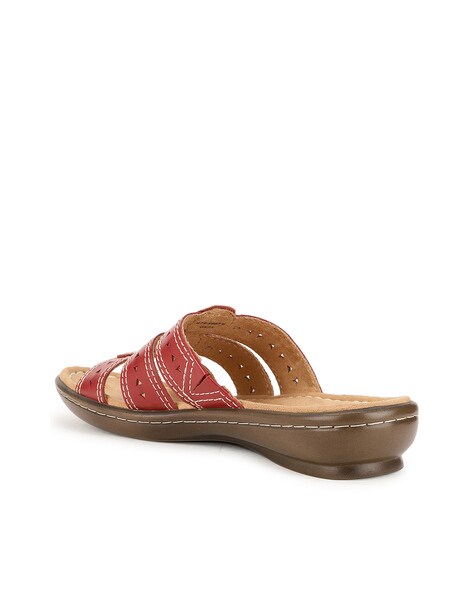 Buy Red Flat Sandals for Women by Naturalizer Online Ajio