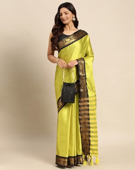 Buy Grey Sarees for Women by Saree mall Online | Ajio.com