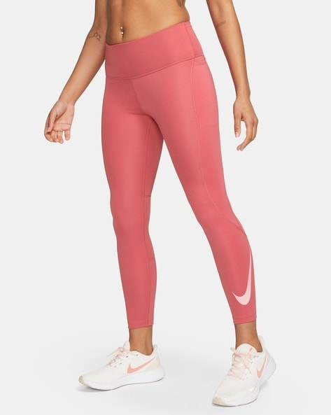 Nike Pro Women's Mid-Rise Full-Length Leggings. Nike LU