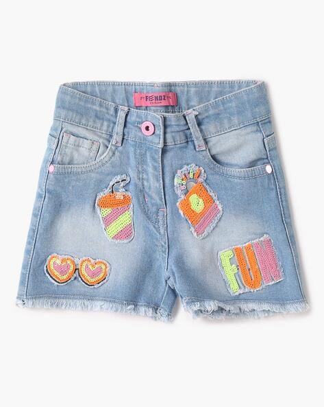 Jeans shorts for top girls