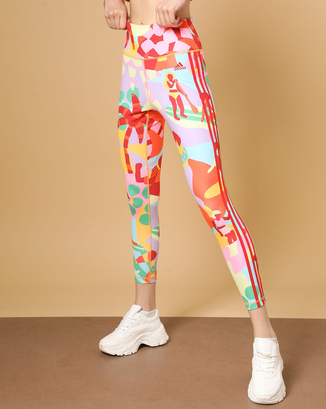 Buy Multicoloured Leggings for Women by ADIDAS Online