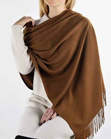 Buy Fashion Sutra Women's Printed Poly Cotton Scarf, Scarves, Stole & Shawl  for Summer & Winter (Brown) at