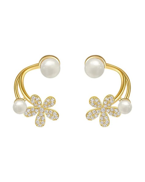 Buy Stylish Gold Earrings Online In India