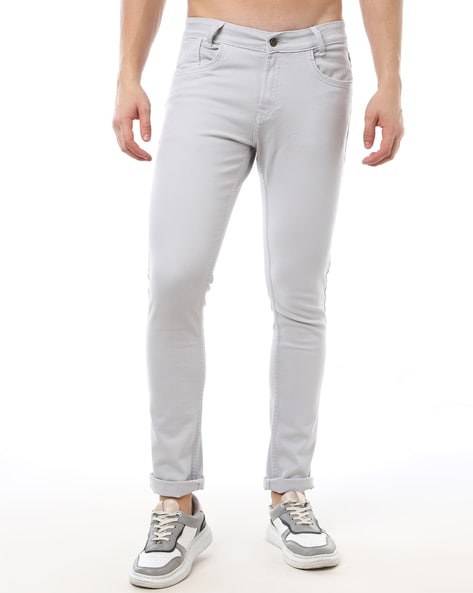 Buy Silver Jeans for Men by JEAN CAFÉ Online