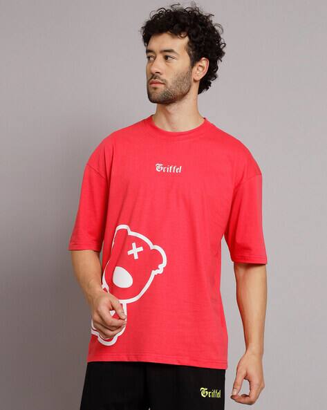 Buy Neon Pink Tshirts for Men by GRIFFEL Online