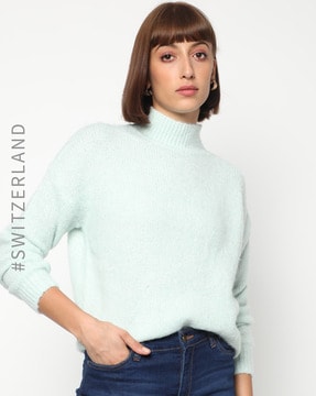 Sea green outlet jumper