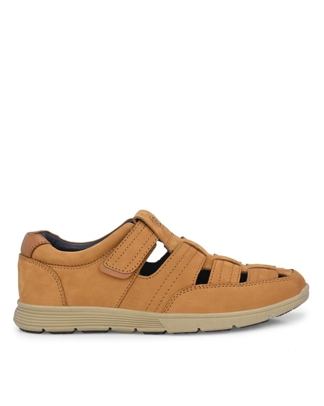 Buy online Men Tan Slip On Sandal from Sandals and Floaters for Men by G L  Trend for ₹899 at 44% off | 2024 Limeroad.com