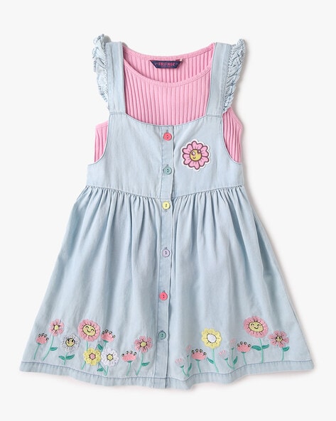 15 Different Designs of Frill Frocks for Women and Kid Girl | Styles At Life