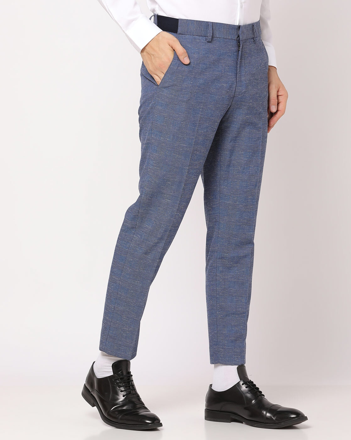 Buy Blue Trousers & Pants for Men by JOHN PLAYERS Online