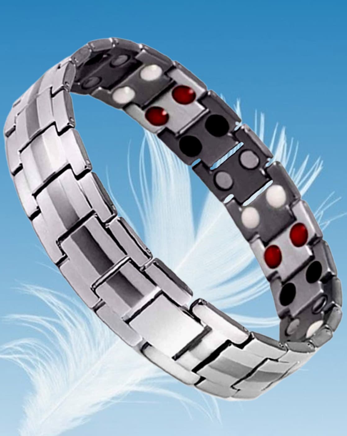 Buy ZIVOM Stainless Steel Health Care Magnet Therapy Bio Energy Bracelet  Online at Best Prices in India - JioMart.