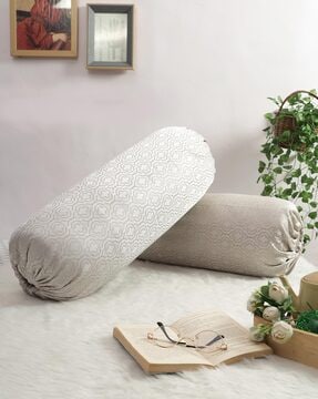 Cotton bolster deals cover