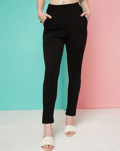 Buy Olive Trousers & Pants for Women by SELVIA Online