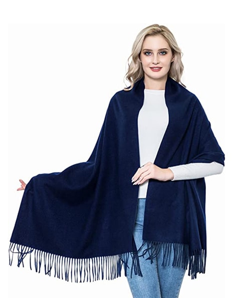 Woolen Stole with Tassels Price in India