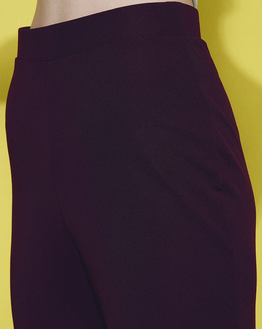 Buy Purple Trousers & Pants for Women by SELVIA Online | Ajio.com